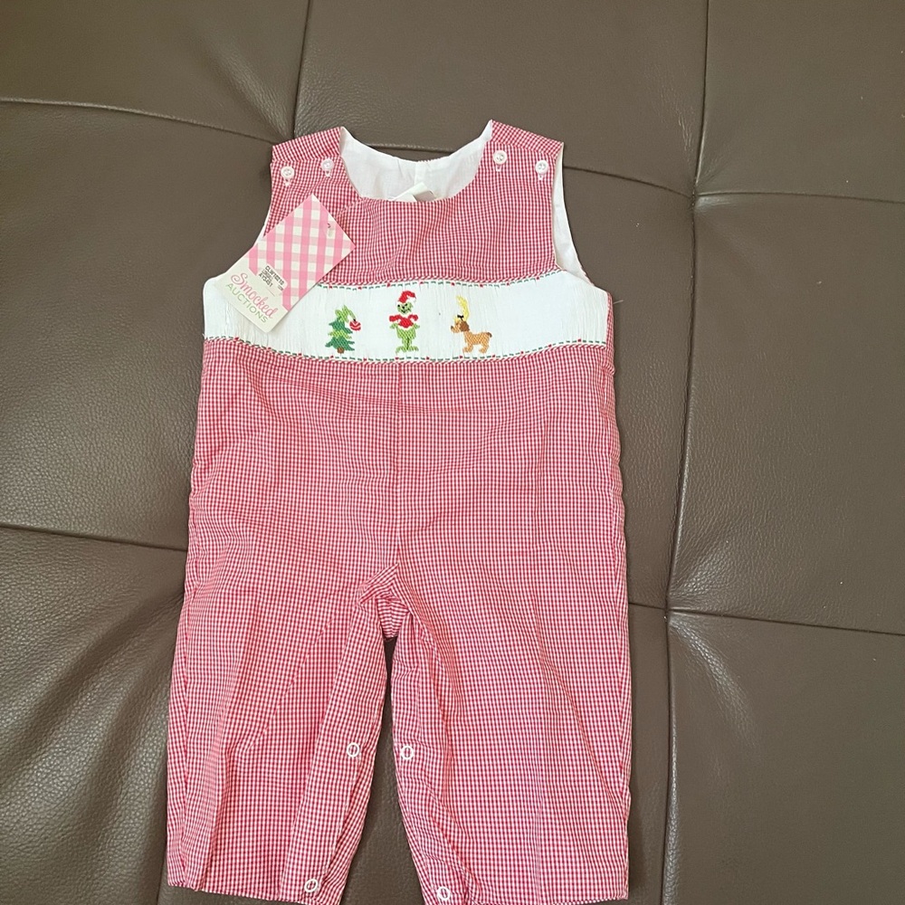 Little Boys Holiday Grinch Jumper 12M